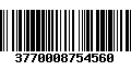 Código de Barras 3770008754560