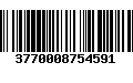 Código de Barras 3770008754591