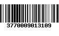 Código de Barras 3770009013109