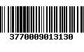 Código de Barras 3770009013130