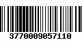 Código de Barras 3770009057110