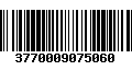 Código de Barras 3770009075060