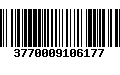 Código de Barras 3770009106177