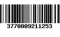 Código de Barras 3770009211253