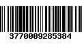 Código de Barras 3770009285384