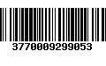 Código de Barras 3770009299053