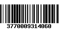 Código de Barras 3770009314060