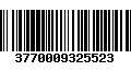 Código de Barras 3770009325523