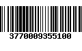 Código de Barras 3770009355100