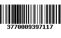 Código de Barras 3770009397117