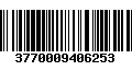 Código de Barras 3770009406253