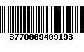 Código de Barras 3770009409193