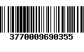 Código de Barras 3770009690355