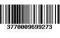 Código de Barras 3770009699273