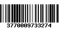 Código de Barras 3770009733274