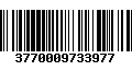 Código de Barras 3770009733977