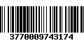 Código de Barras 3770009743174