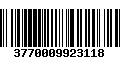 Código de Barras 3770009923118