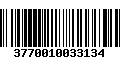 Código de Barras 3770010033134