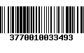 Código de Barras 3770010033493