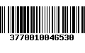 Código de Barras 3770010046530