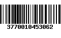 Código de Barras 3770010453062