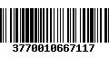 Código de Barras 3770010667117