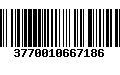 Código de Barras 3770010667186