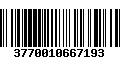 Código de Barras 3770010667193