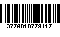 Código de Barras 3770010779117