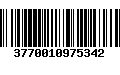 Código de Barras 3770010975342