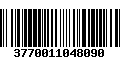 Código de Barras 3770011048090