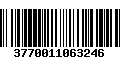 Código de Barras 3770011063246