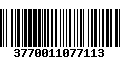 Código de Barras 3770011077113