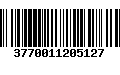 Código de Barras 3770011205127