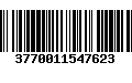 Código de Barras 3770011547623