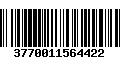 Código de Barras 3770011564422