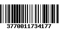 Código de Barras 3770011734177