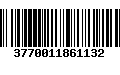 Código de Barras 3770011861132