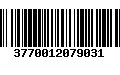 Código de Barras 3770012079031