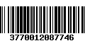 Código de Barras 3770012087746