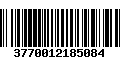 Código de Barras 3770012185084