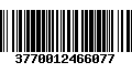 Código de Barras 3770012466077