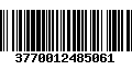 Código de Barras 3770012485061