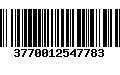 Código de Barras 3770012547783