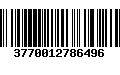 Código de Barras 3770012786496