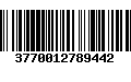 Código de Barras 3770012789442