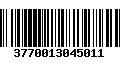 Código de Barras 3770013045011