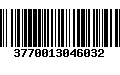 Código de Barras 3770013046032