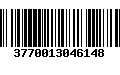 Código de Barras 3770013046148